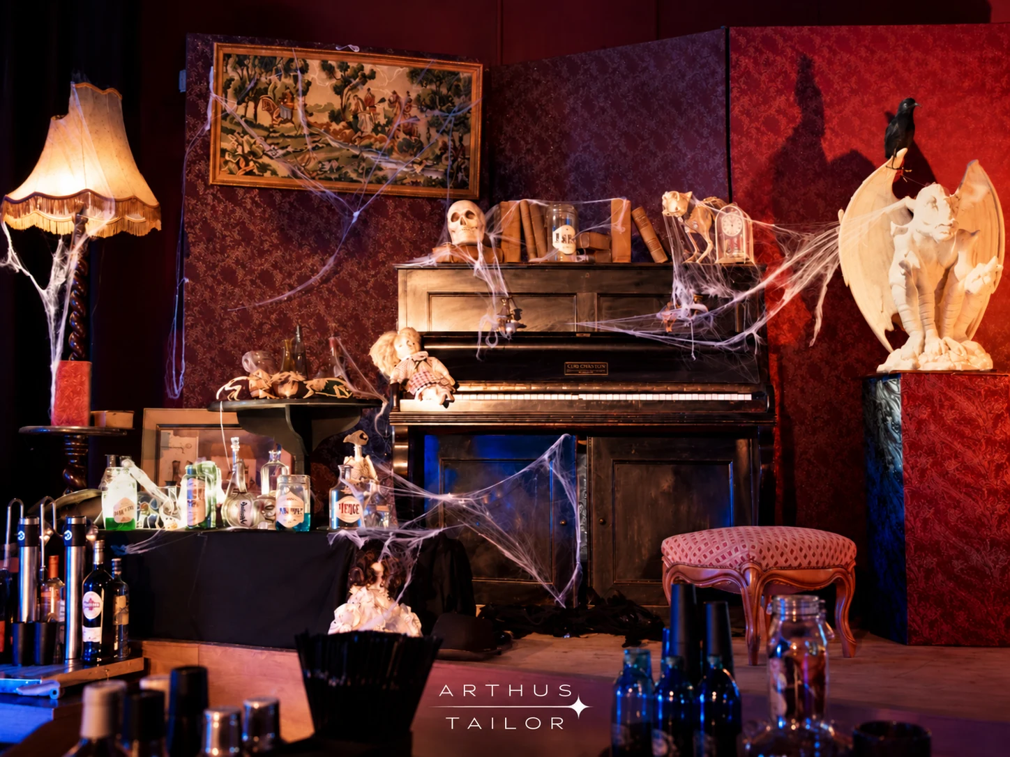 Haunted decor event photo
