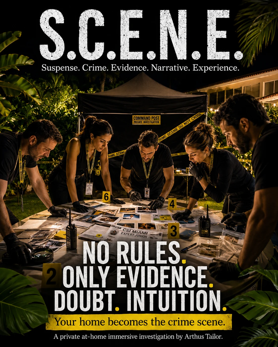 S.C.E.N.E. — No rules, only evidence, doubt and intuition